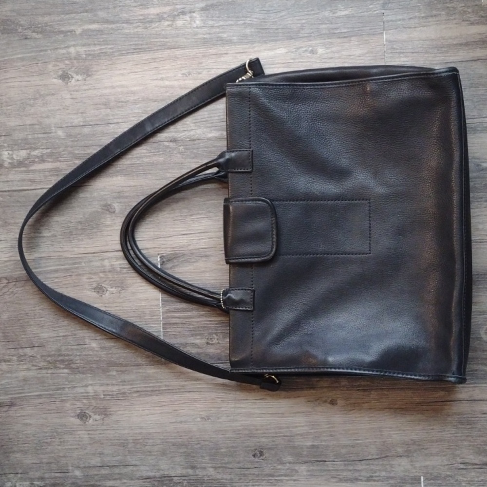 Fossil | Genuine Black Leather | Laptop Bag